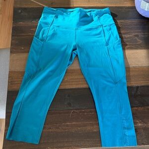 Lululemon Athletica Turquoise Leggings